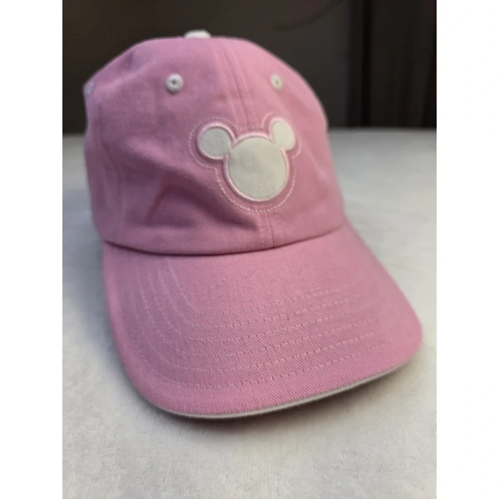 Coquette Pastel Disney Mickey Mouse Pink Florida Embroidered Baseball Cap Hat